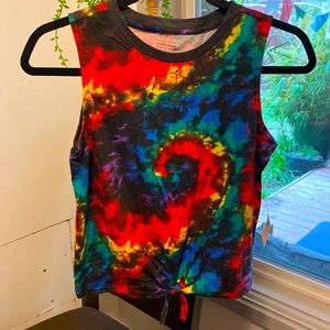 Never worn w/tags. M&M tie dye tank